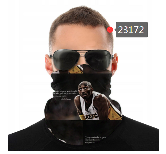 NBA 2021 Los Angeles Lakers #24 kobe bryant 23172 Dust mask with filter->->Sports Accessory